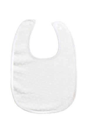 Bamboo Baby Bibs with White Swirls Pattern