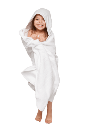 Personalised Hooded Toddler Bath Towels - Towelling Stories