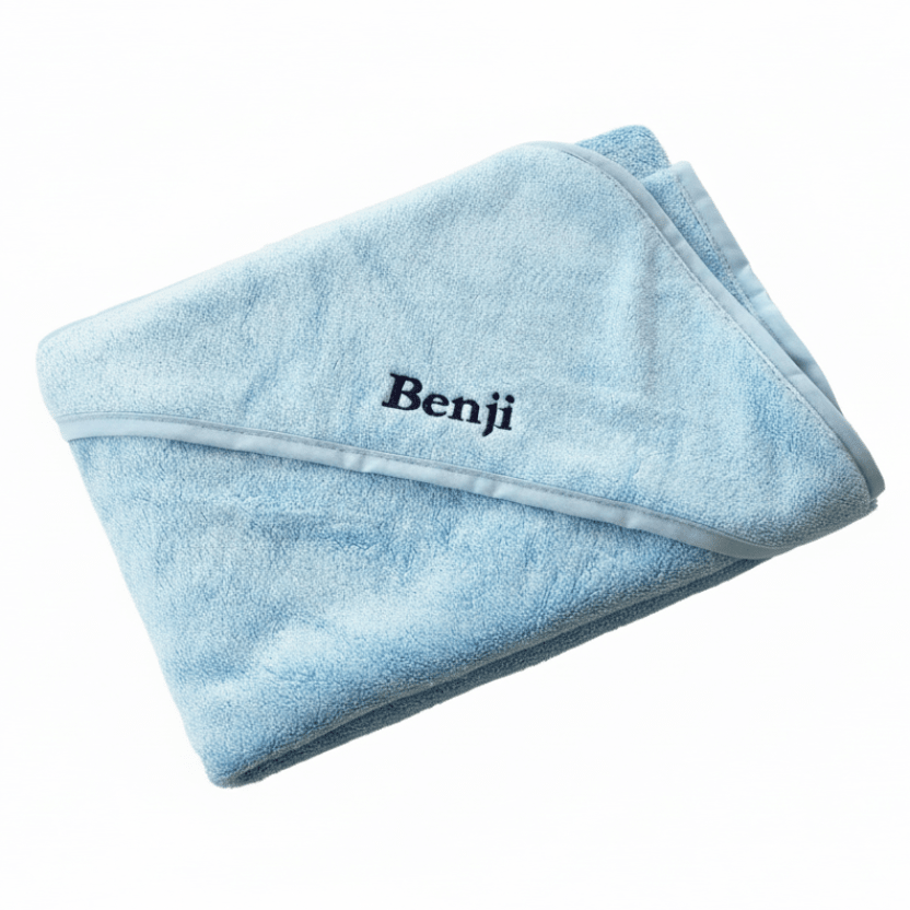 Personalised Hands Free Baby Bath Towels - Towelling Stories