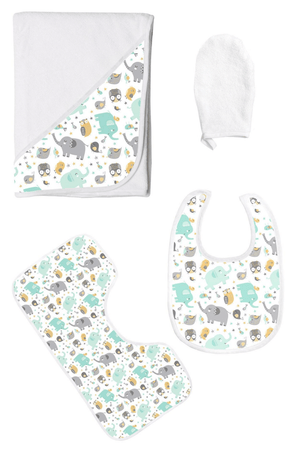 Bamboo Baby Gift Sets - Towelling Stories